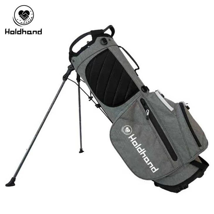 Custom PU Leather 14-Way Golf Cart Bag Wholesale Premium Quality Dual Handle Construction factory