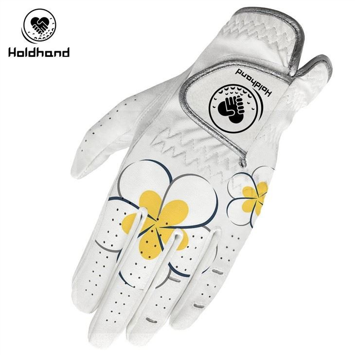 Best Hales Products Guaranteed Vividly Colorful Designs Custom Brand OEM Pattern PU Leather Golf Gloves