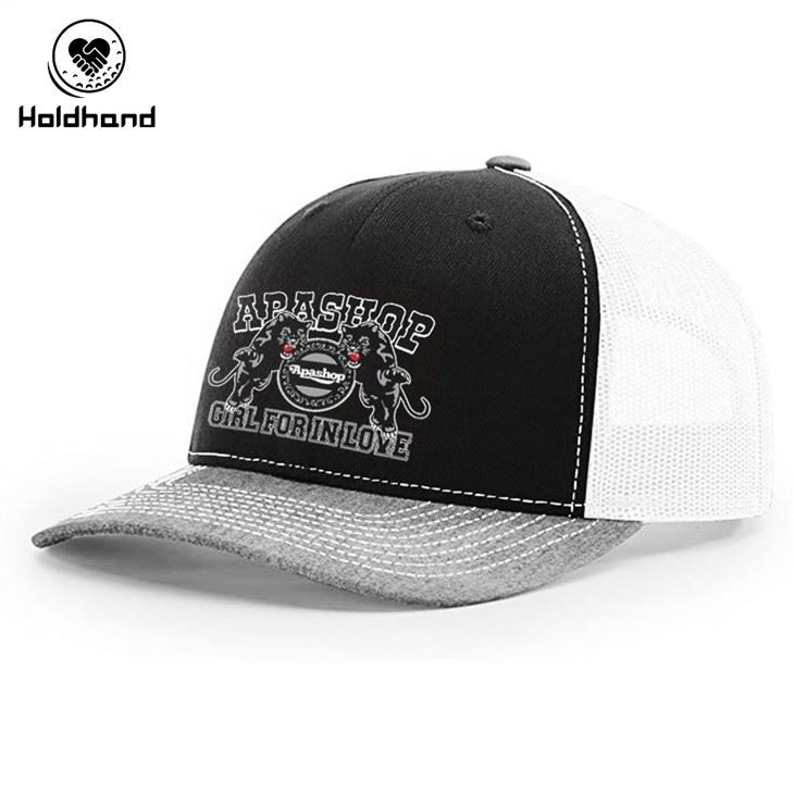 Black Truck Cap Print Series Figure Pattern Golf Cap