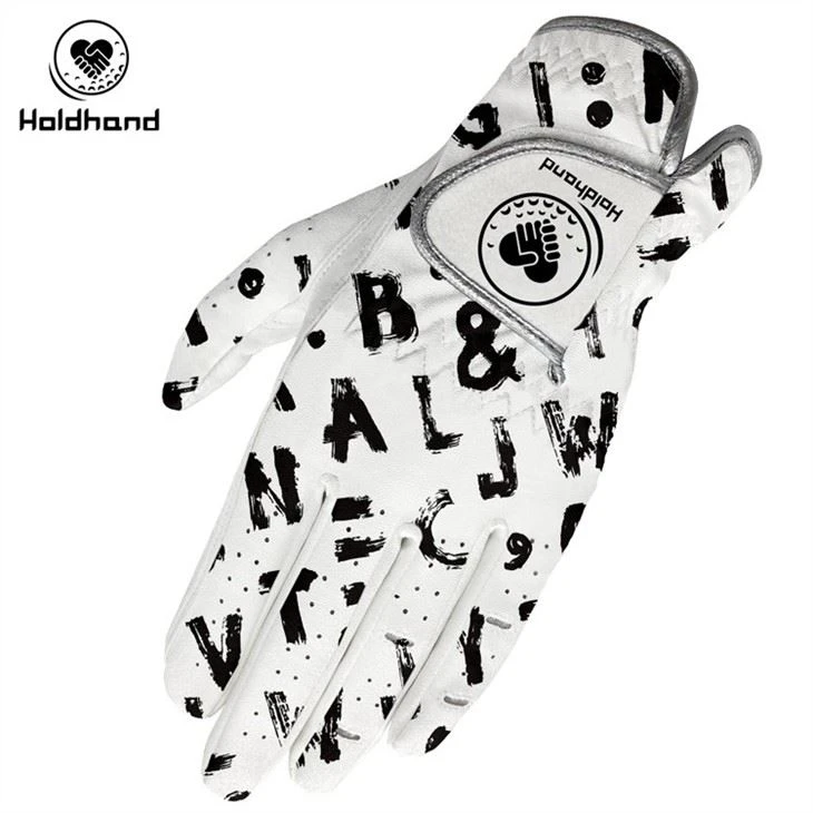 Hot Sales Deciduous Theme Printed Golf Gloves Customized Pattern With Low MOQ