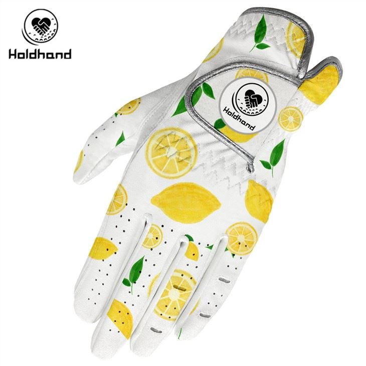 Hot Sales Guaranteed Stylish Logo OEM Fashion Pattern PU Leather Golf Gloves